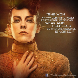 Johanna is one of the tributes who is reaped for the 75th Hunger Games ...