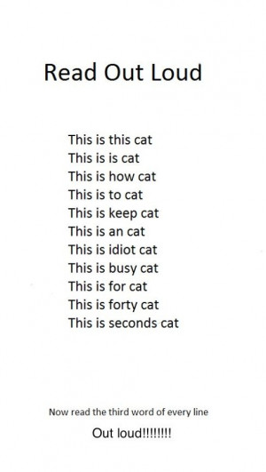 This is how to keep an idiot busy for forty seconds