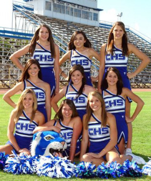 beautiful cheerleaders -a must have in your fall football yearbook ...