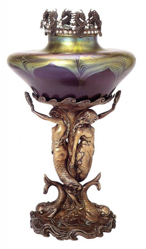 1897 vase from the incomparable Louis Comfort Tiffany