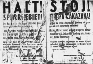 Announcement Forbidding Entrance to the Warsaw Ghetto