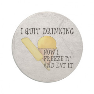 Funny Beer Quote - Make it Yours - Beverage Coasters