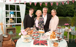 The Great British Bake Off judges Paul Hollywood and Mary Berry and co ...