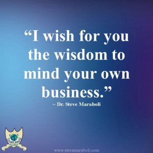 Minding Your Own Business Quotes
