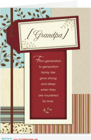 Grandpa, You Made My Childhood, Unforgettable I Love You.