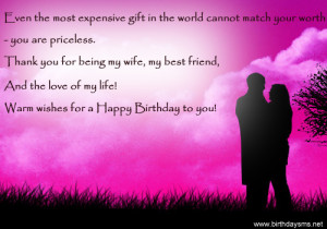 birthday quotes for wife birthday love quotes for wife birthday card ...