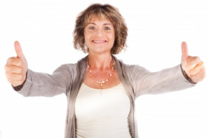 confident woman image