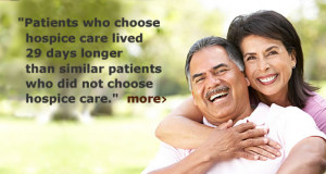 Patients who chose hospice care lived 29 days longer than similar ...