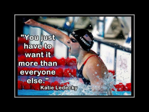 Katie Ledecky Poster Olympic Swimming Champion by ArleyArtEmporium, $ ...
