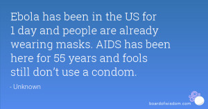 Ebola has been in the US for 1 day and people are already wearing ...