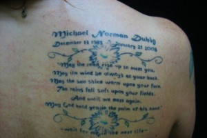 quotes about losing a loved one tattoo