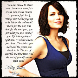 seriously LOVE this quote from One Tree Hill
