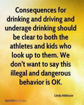 Atkinson - Consequences for drinking and driving and underage drinking ...