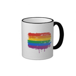 Rainbow Paint Mugs these are hella cute :)