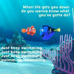 finding nemo quotes dory just keep swimming