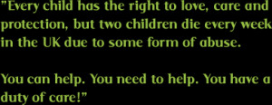 Every child has the right to love, care and protection, but two ...