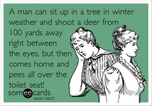 funny man quotes, hunting deer