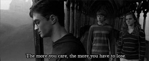 ... and white harry potter golden trio harry potter quotes animated GIF