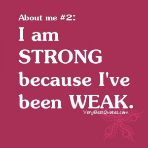 Quotes about me i am strong