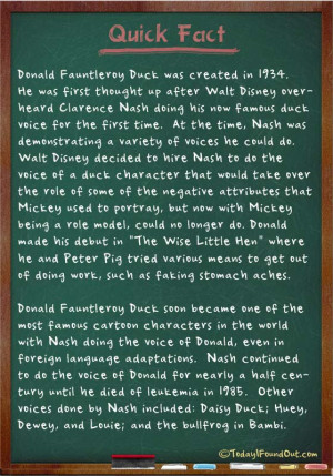 Donald Duck Facts Image