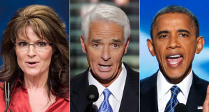 Week in one liners: Palin, Crist, Obama
