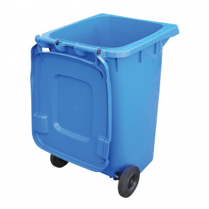 Vestil TH 32 BLU Blue Polyethylene Trash Can