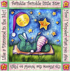 Twinkle Twinkle Little Star Mural