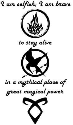 fandom Tattoo Designs | Tattoo idea, quotes from Divergent, Hunger ...