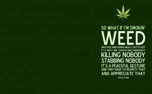 Weed Quote Wallpaper by kannavbhatia