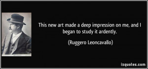 Ruggero Leoncavallo Quote