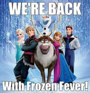 In “Frozen Fever,” it’s Anna’s birthday and Elsa and Kristoff ...