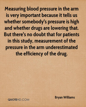 ... of the pressure in the arm underestimated the efficiency of the drug