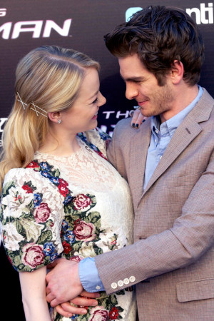 Emma Stone and Andrew Garfield at the Spanish premiere of 'The Amazing ...
