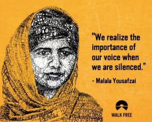 ... inspiration women malala yousafzai quotes true feminism slavery quotes