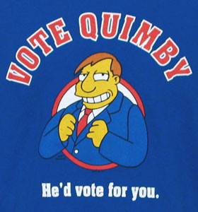 Don't Make A Mass of it! Vote Quimby!