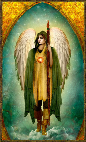 Archangel Raphael Holy Card