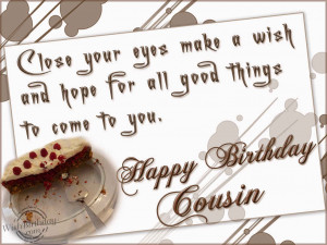 Birthday Wishes for Cousin - Birthday Cards, Greetings