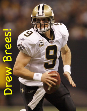 Drew Brees Large Back Image