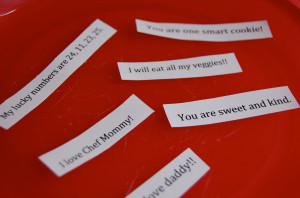 Fortune Cookies (the fortune in them)