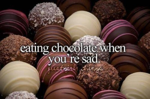 mmm,mm, um not just when I’m sad#just girly things #let chocolat