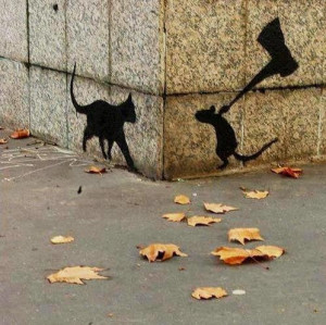 The killer mouse around the corner