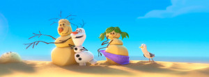Frozen Olaf in Summer Fb Cover