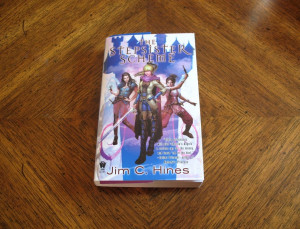 ... copy of The Stepsister Scheme by Jim C. Hines . Signed by the author