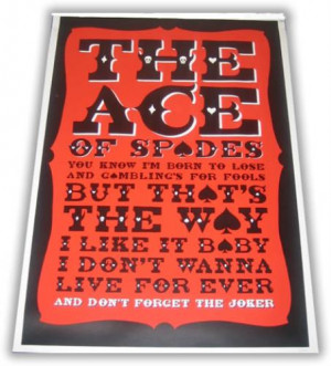 Motorhead, Ace Of Spades Art Print, UK, poster, Airside, , 393728