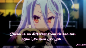 Shiro No Game No Life Quotes