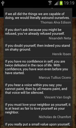 Confidence Quotes Screenshot 4