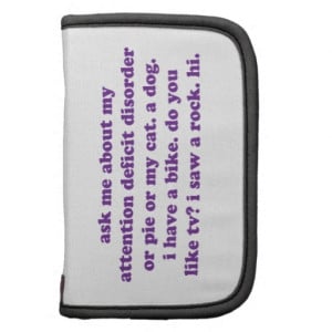 ADD ADHD Funny Quote - Purple Planners