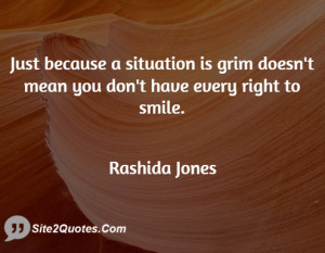 If you walk down the street and smile at someone, that will get passed ...