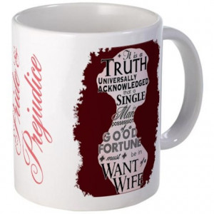 Austen Gifts > Austen Coffee Mugs > Pride and Prejudice Quote Mug