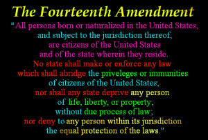 14th Amendment Examples The 14th amendment